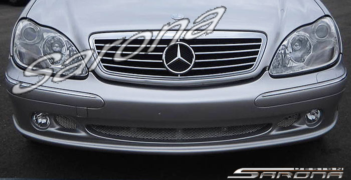 Custom Mercedes S Class  Sedan Front Bumper (2003 - 2006) - $490.00 (Part #MB-094-FB)